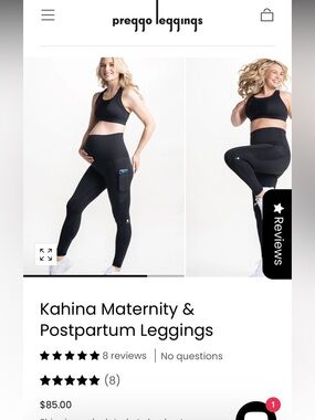 Maternity & Postpartum Pocket Leggings